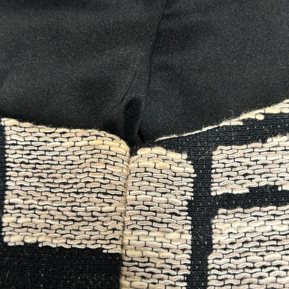 Chico's Size 2 Abstract Print Open Front 3/4 Sleeves Lined Blazer Jacket - Picture 5 of 8